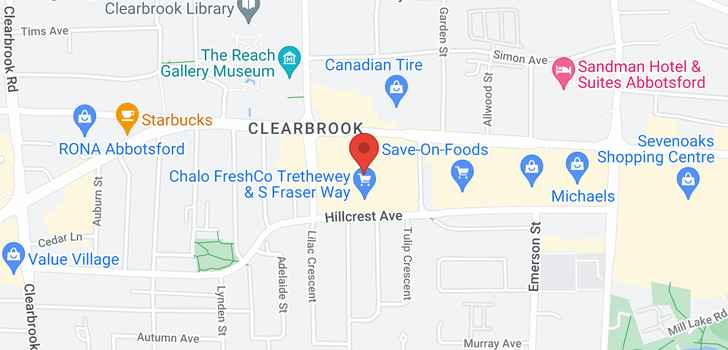 map of 75 32500 SOUTH FRASER WAY